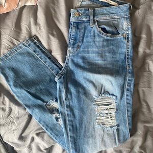 Guess ripped skinny jeans